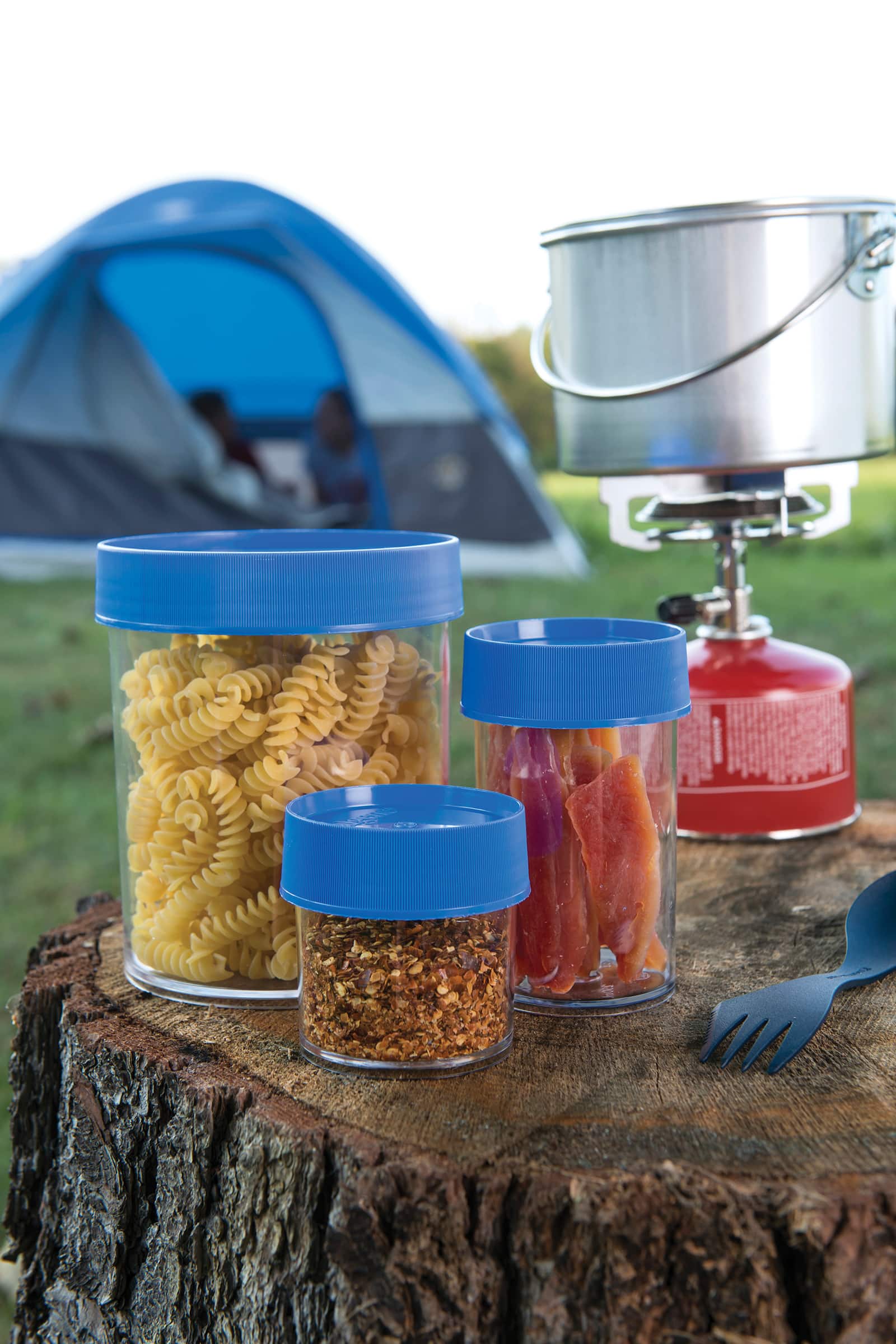 32oz Storage Jar – Blue Lid Q6