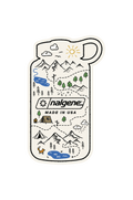 Bottle Map Sticker K7